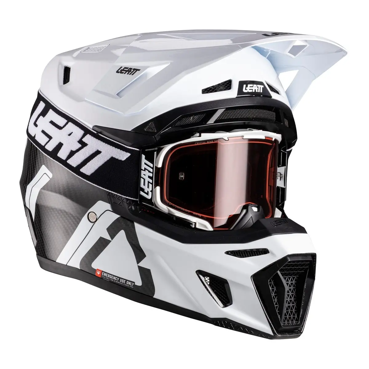 Leatt 2026 9.5 Helmet Kit - Carbon / White 1
