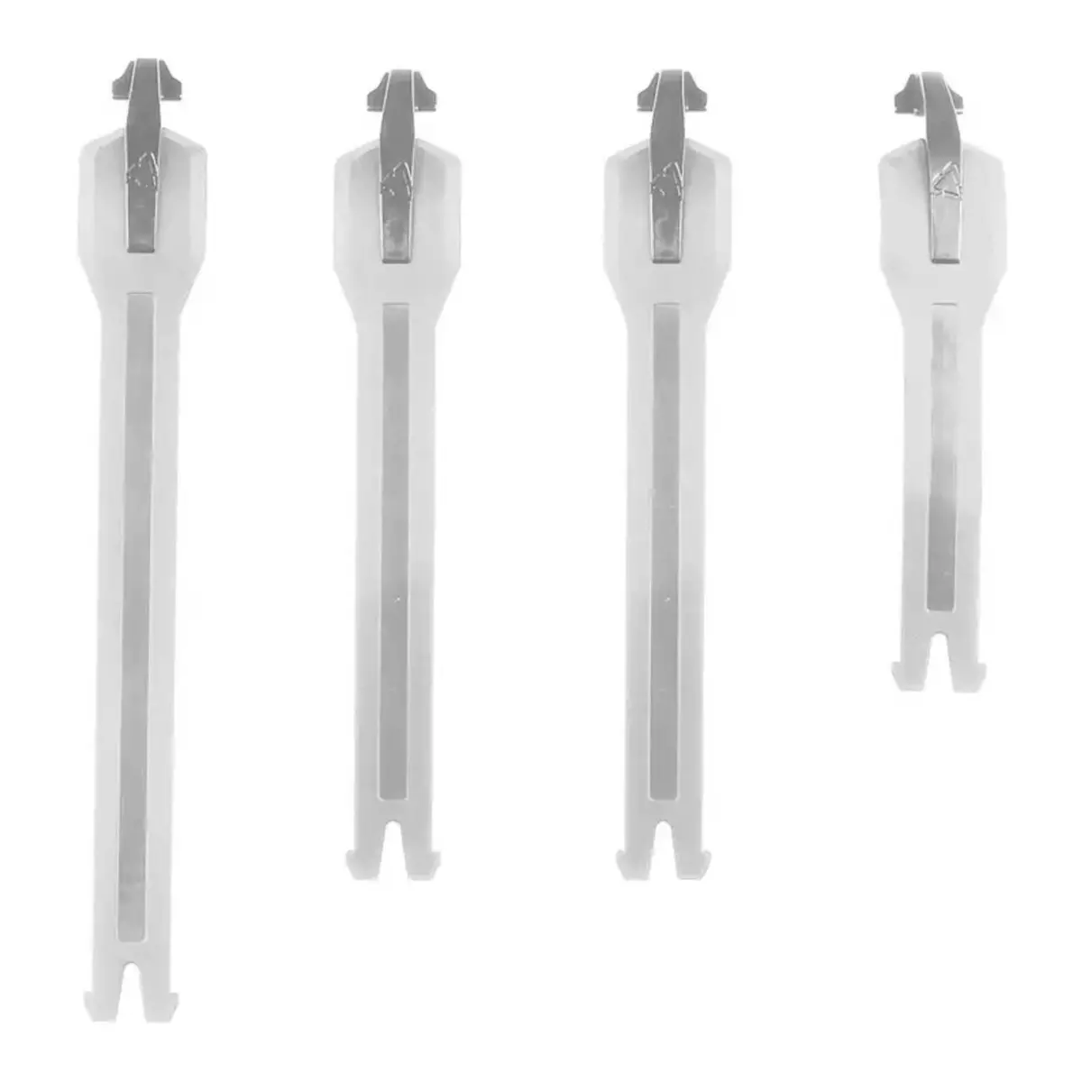 Leatt Kit Gpx 4.5 / 5.5 Boot Strap Flexlock - White 4-Pcs 1