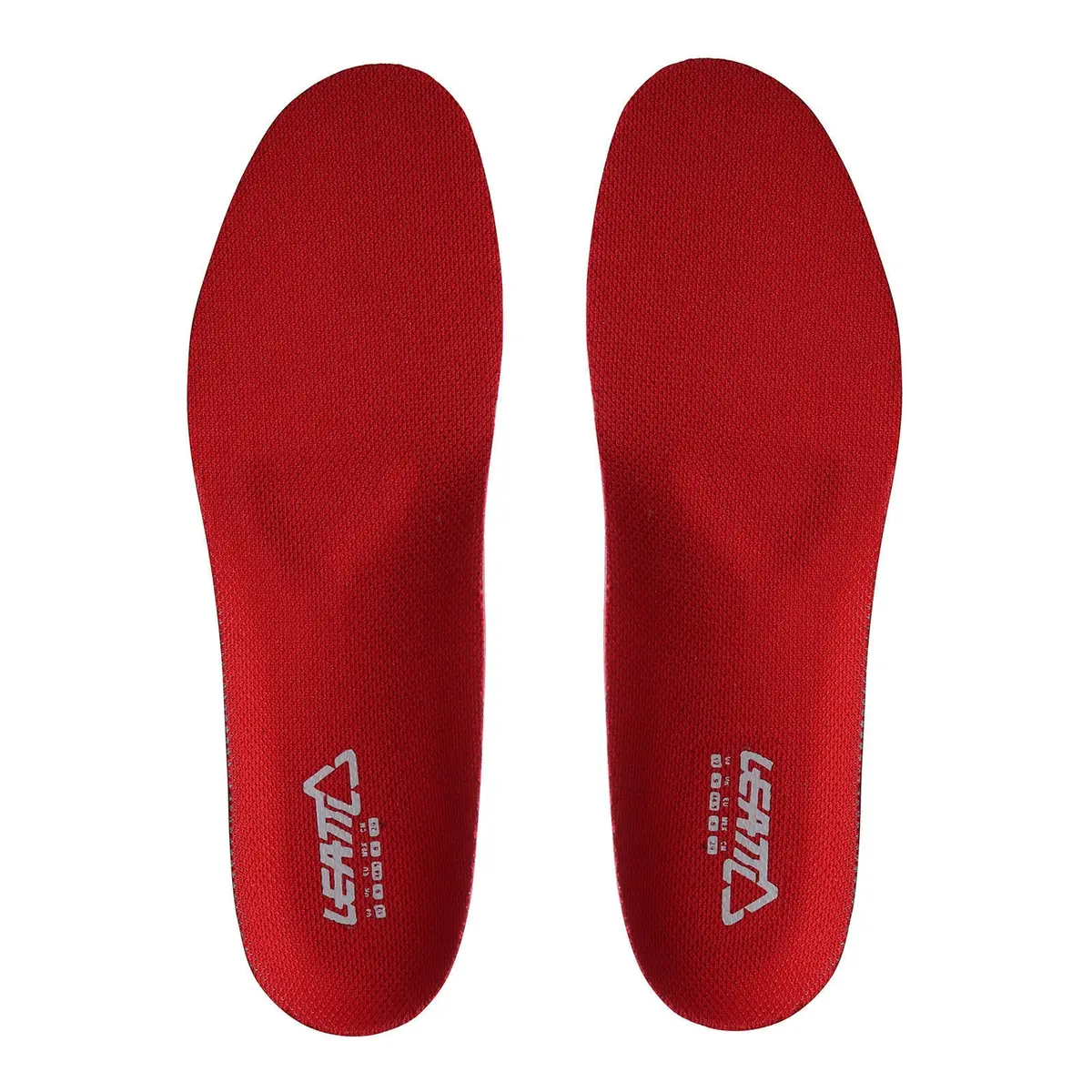 Leatt 4.5/5.5 Boot Footbed (Insole) - Red [Pair] 1