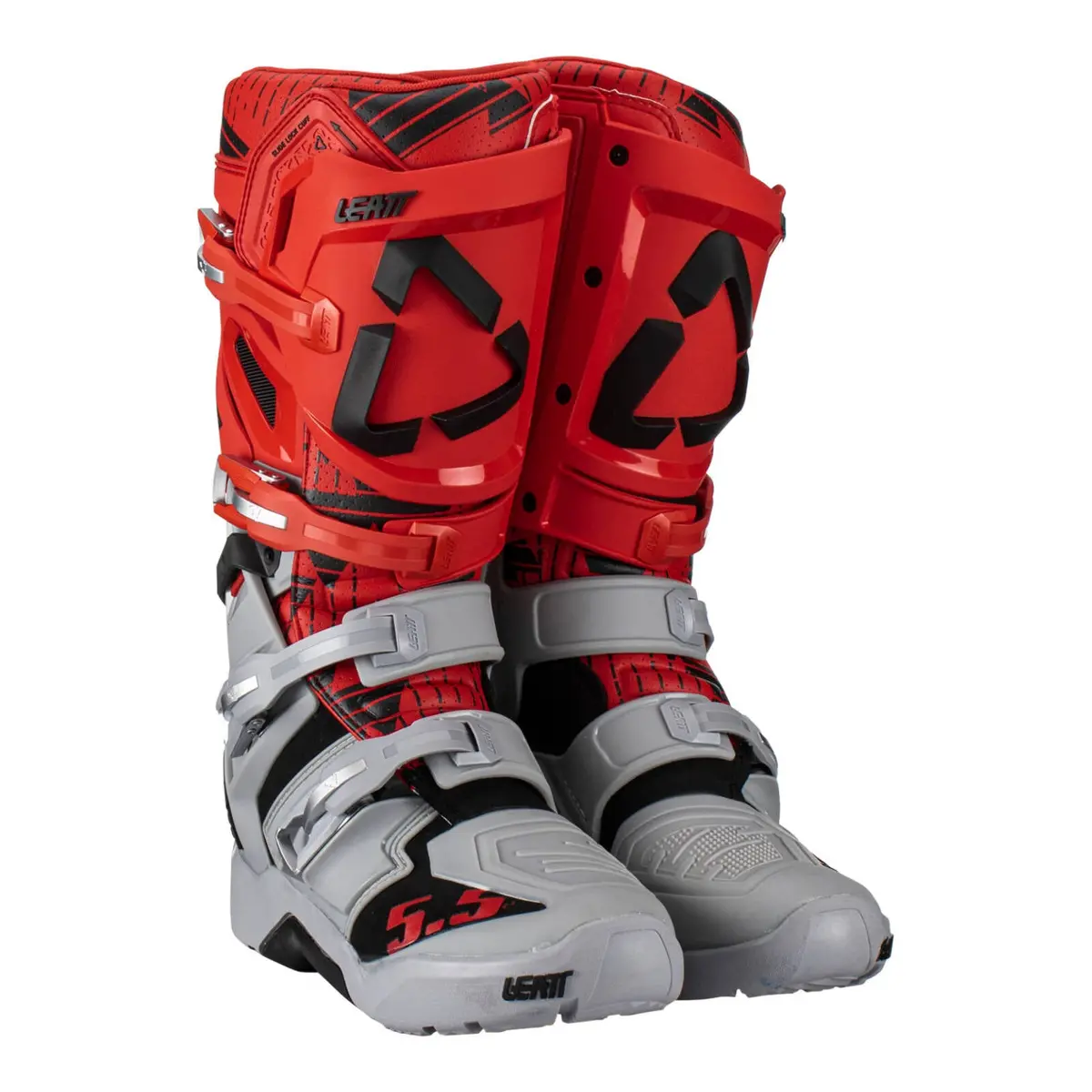 Leatt 5.5 Flexlock Enduro - Red / Grey 1