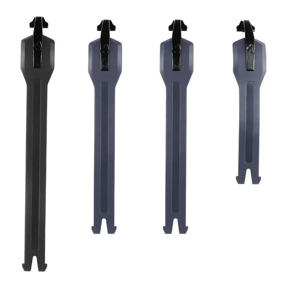 Leatt 4.5 Strap Kit - Graphene / Black (4 Pcs) 1