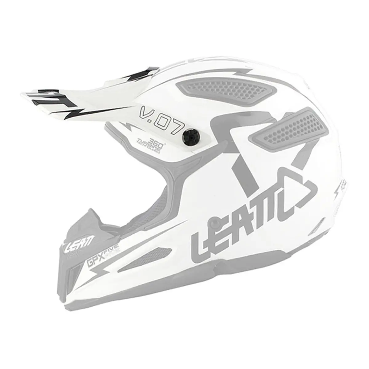 Leatt Junior Peak Gpx 5.5 V07 - White / Black 1