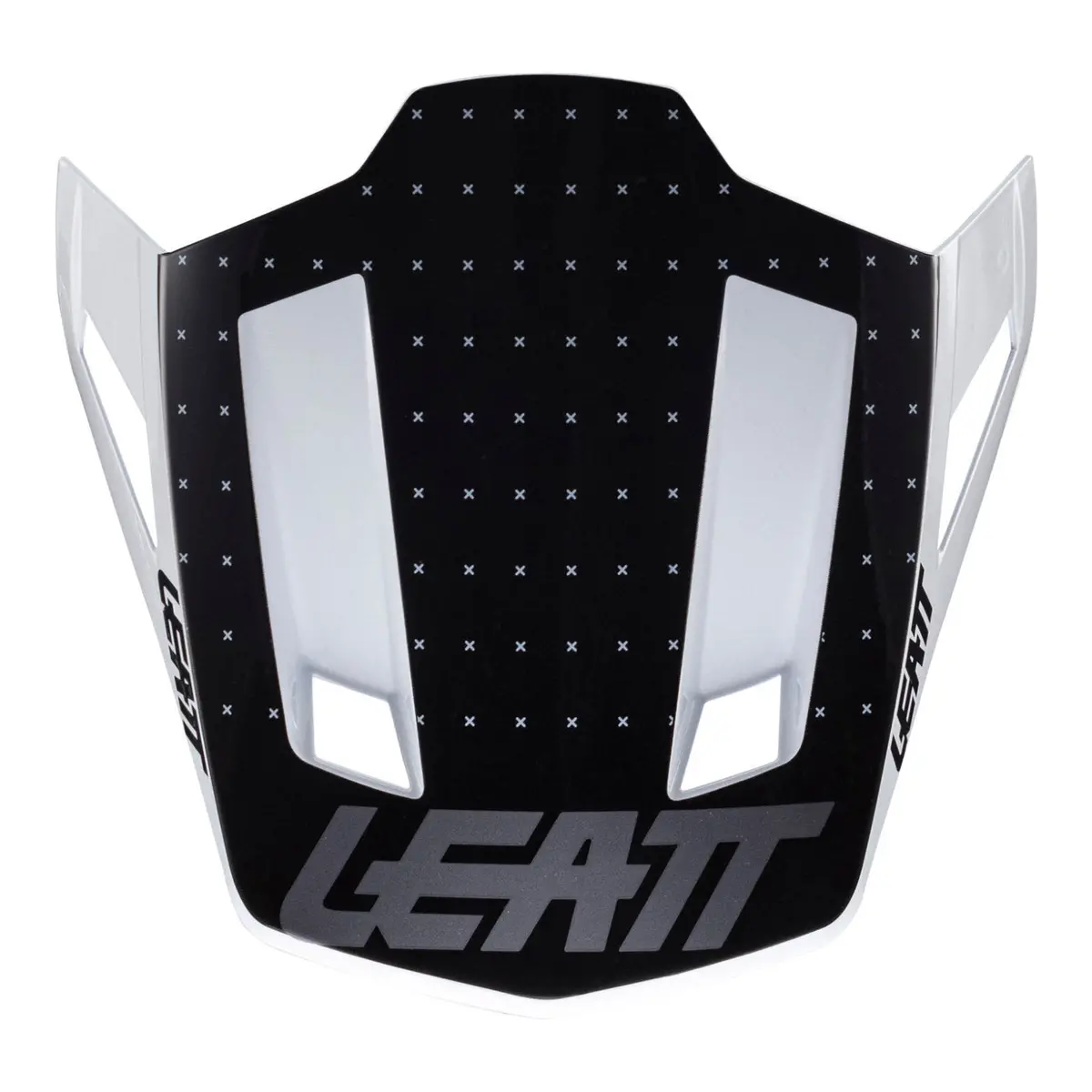Leatt 8.5 Helmet Peak - Black / White 1