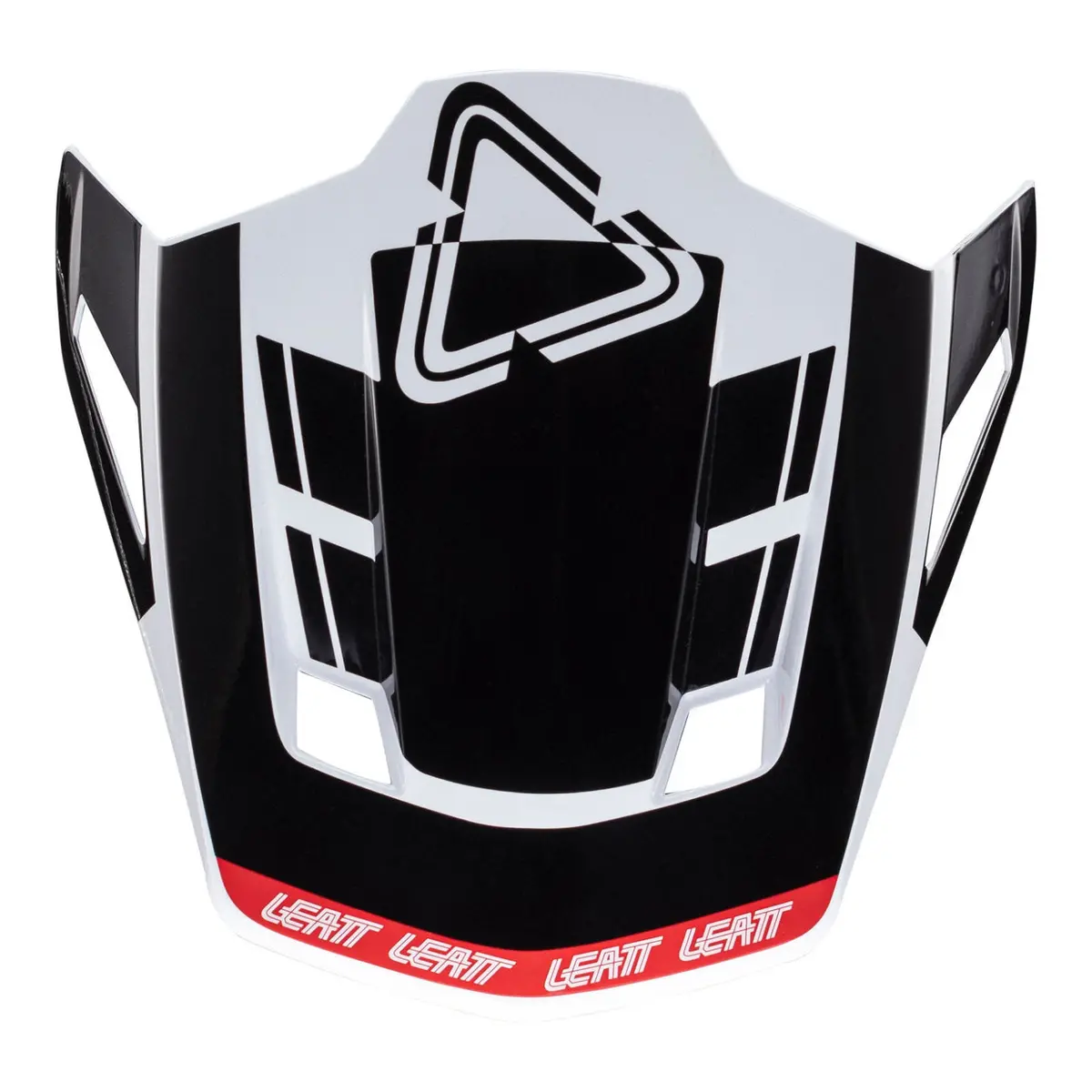 Leatt 7.5 Helmet Peak - Black / White 1