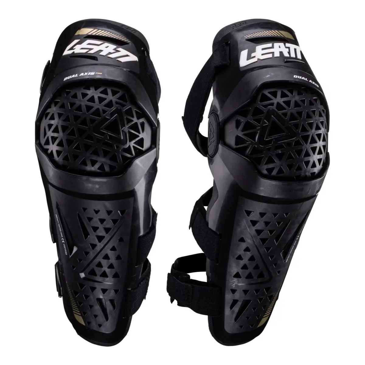 Leatt Dual Axis Pro Knee & Shin Guard - Black 1