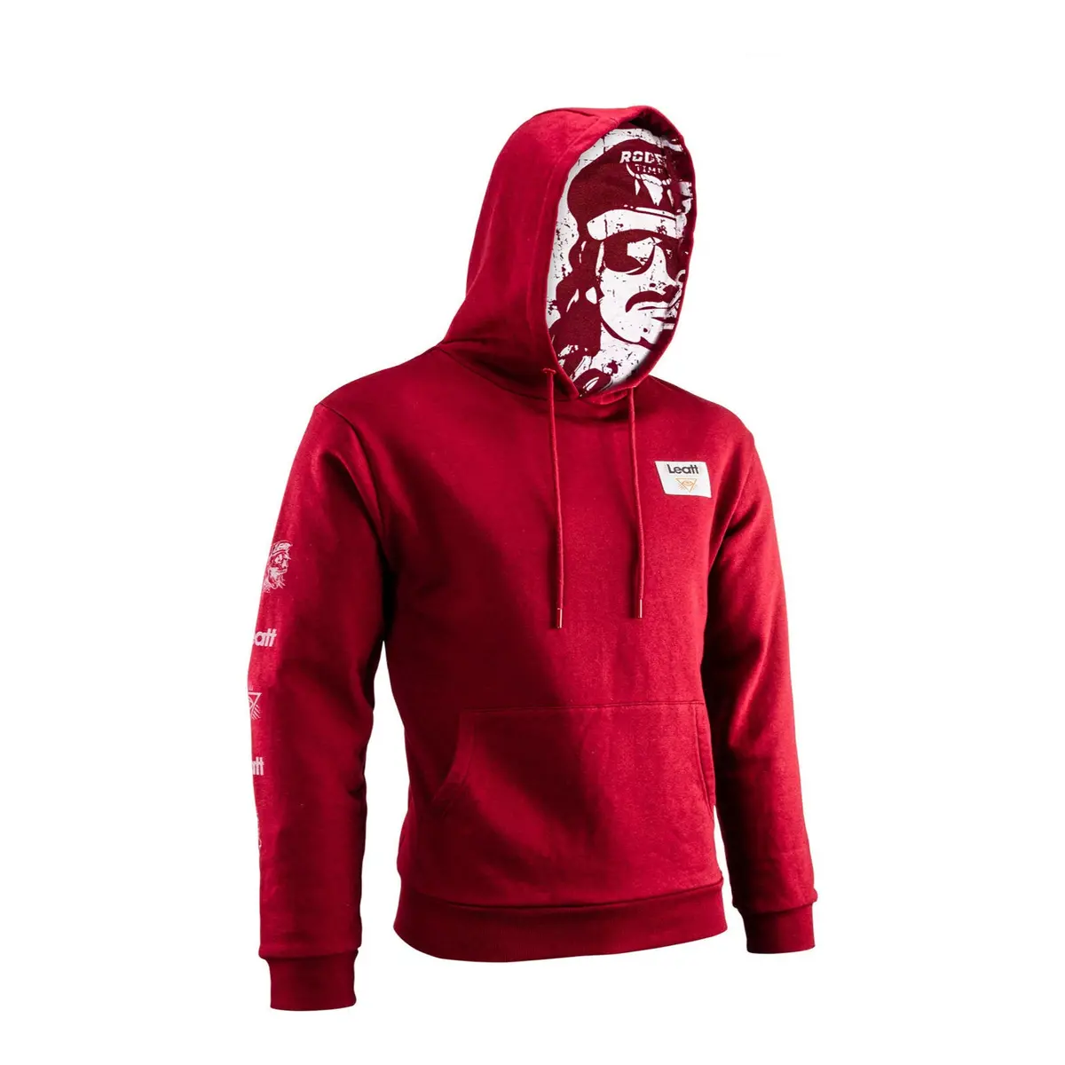 Leatt Core Hoodie - Ruby 1