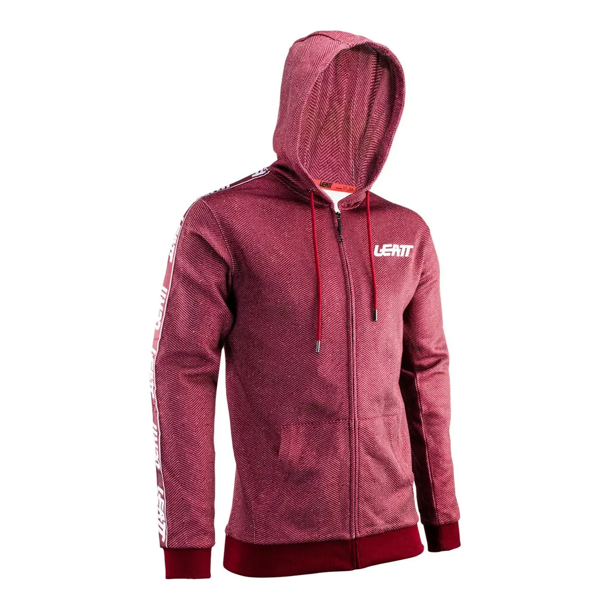 Leatt Premium Zip-Hoodie - Ruby 1