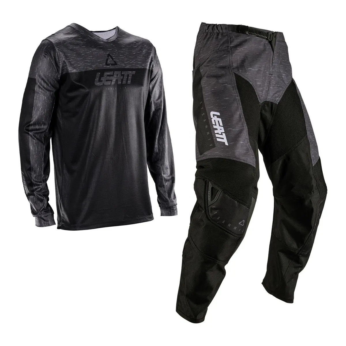 Leatt 2026 3.5 Junior Ride Kit - Stealth Black / Grey 1