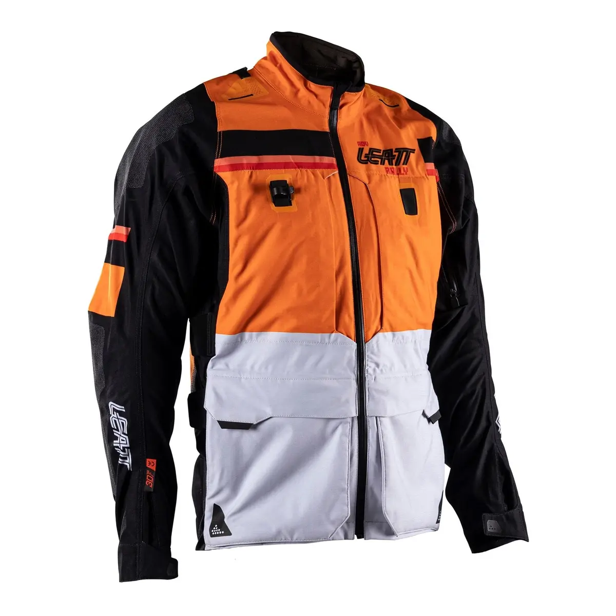 Leatt 7.5 Adv Rally Hydradri Jacket - Orange / Grey 1