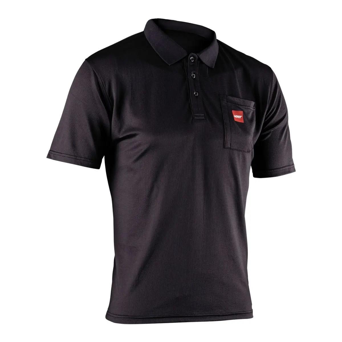 Leatt Team Polo Shirt (Short) - Black 1