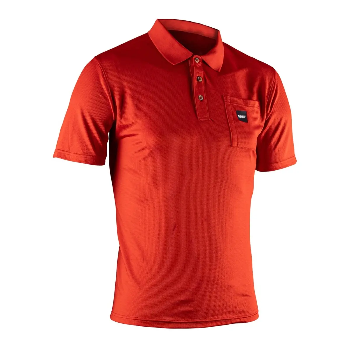 Leatt Team Polo Shirt (Short) - Chili Red 1