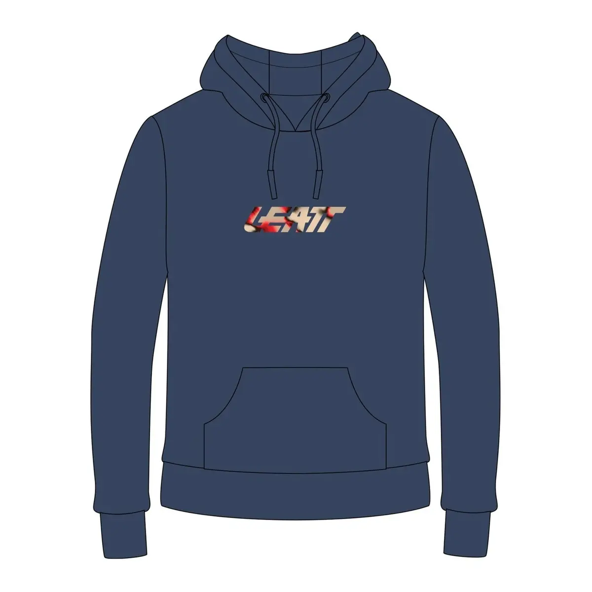 Leatt Core Hoodie - Denim Blue 1