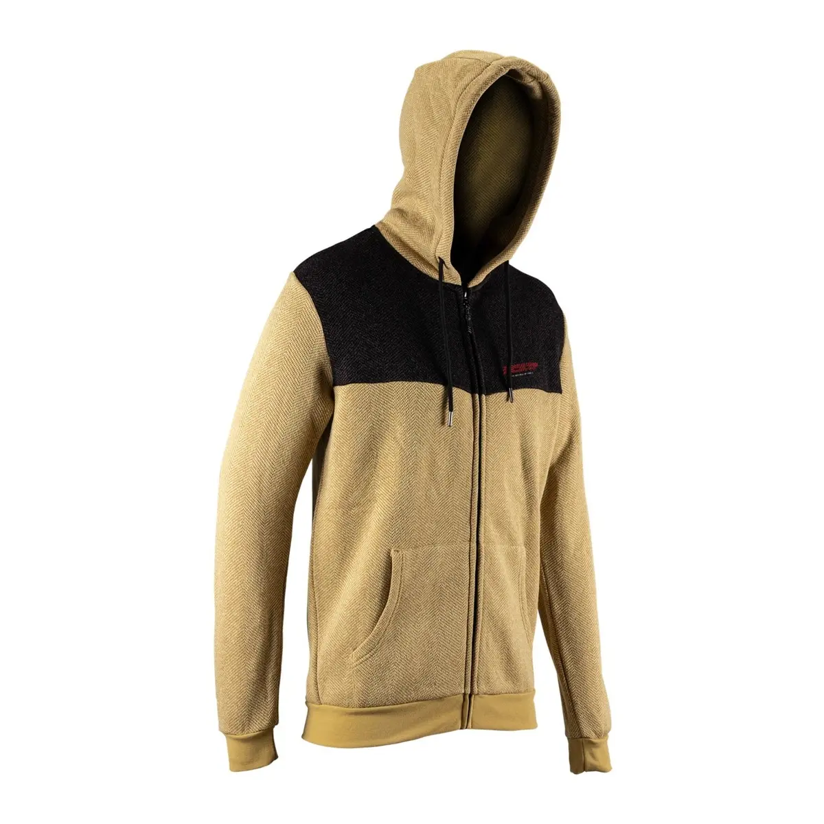 Leatt Zip Hoodie Tech - Brass Brown 1