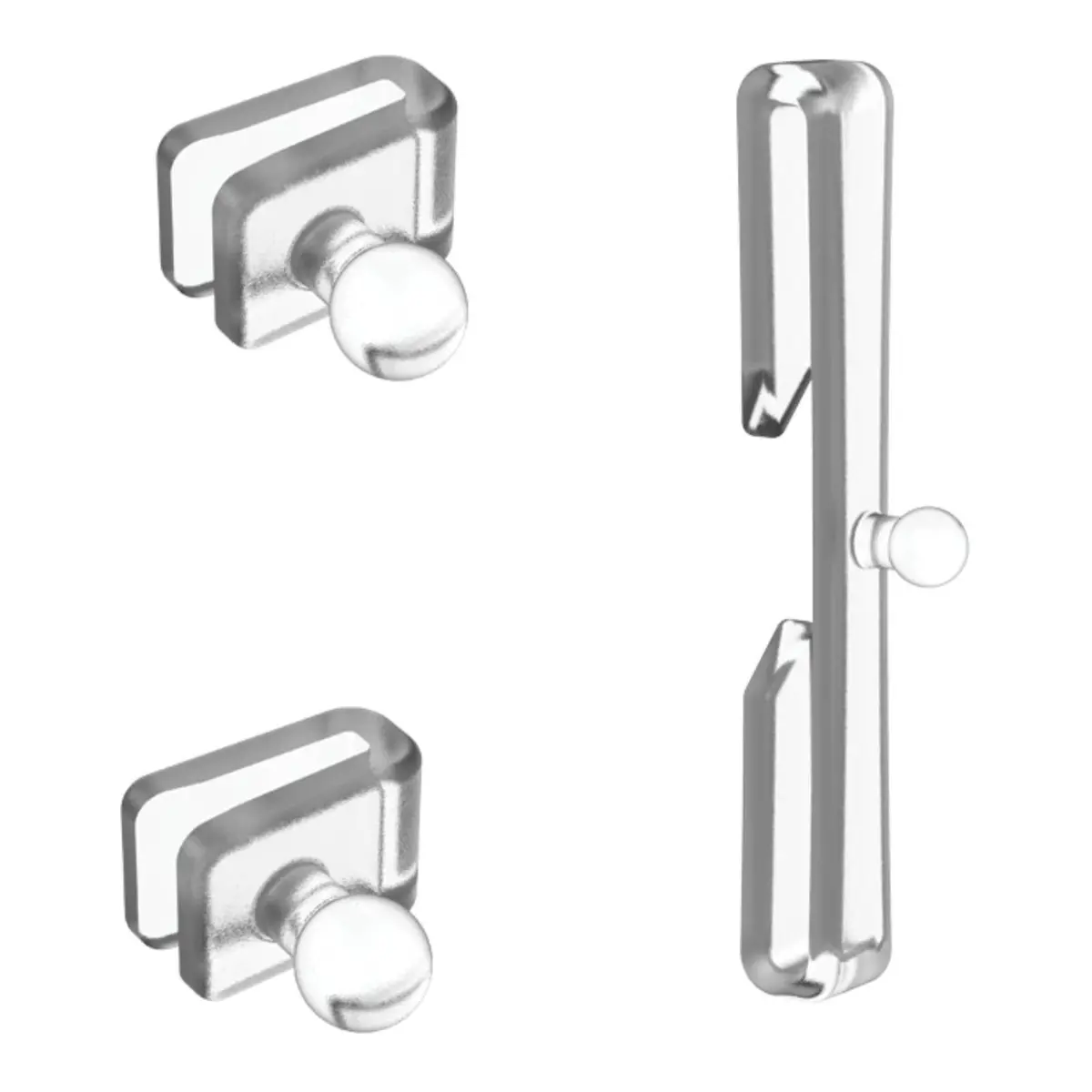Leatt Tear-Off Post Fits 4.5 Strap - 3-Pack 1