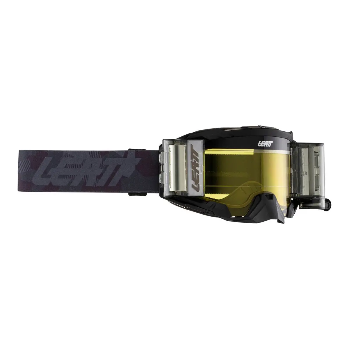 Leatt 5.5 Velocity Goggle Roll-Off - Stealth / Yellow 70% 1