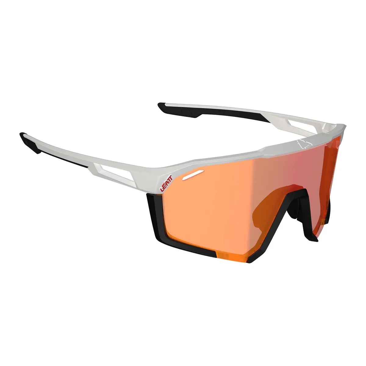 Leatt Speedviz Pro Sunglasses - Black / White Iriz Cryztal Red 13 Vlt 1