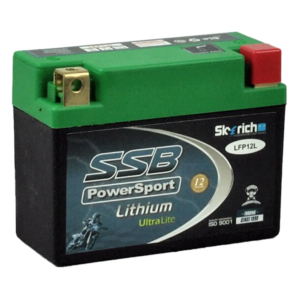 Motorcycle And Powersports Battery Lithium Ion Phosphate 12.8V 2.3Ah By Ssb High Performance 1