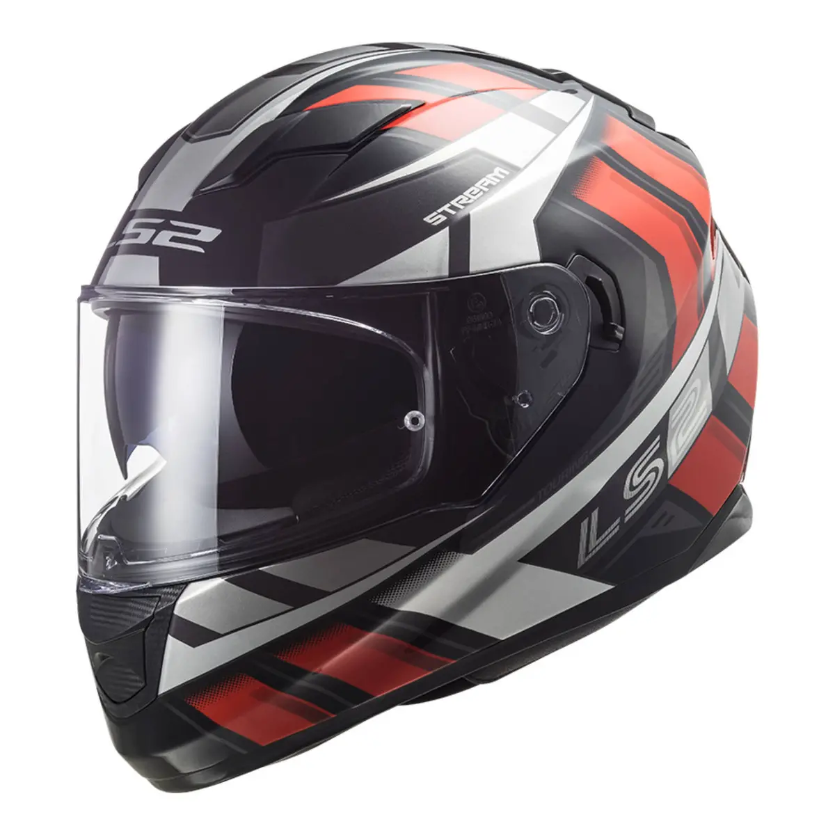 Ls2 Ff320 Stream Evo Loop Helmet - Black / Red 1