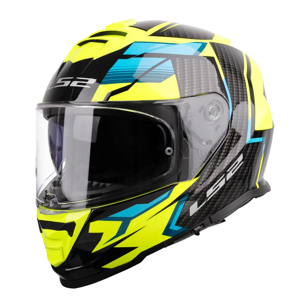 Ls2 Ff800 Storm Ii Tracker Helmet - Black / Hi-Vis Yellow 06 1