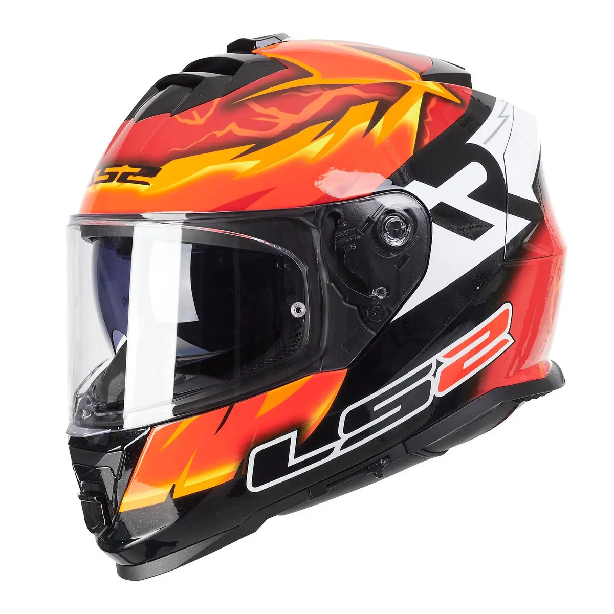 Ls2 Ff800 Storm Helmets - Rinaldi Replica Orange 1