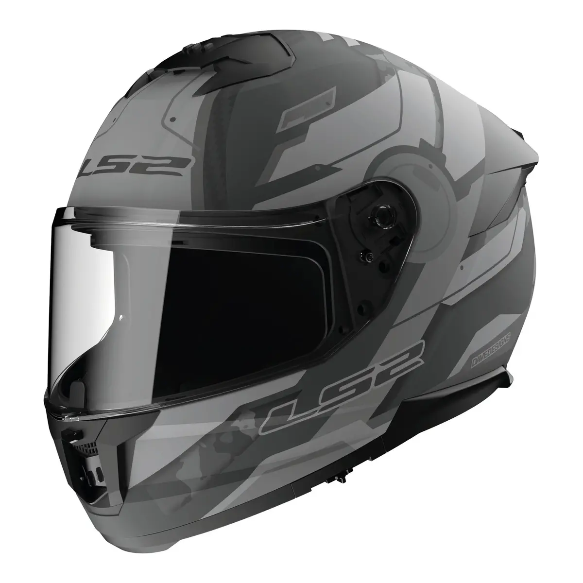 Ls2 Ff808 Stream Ii Shadow - Matte Titanium / Grey 1