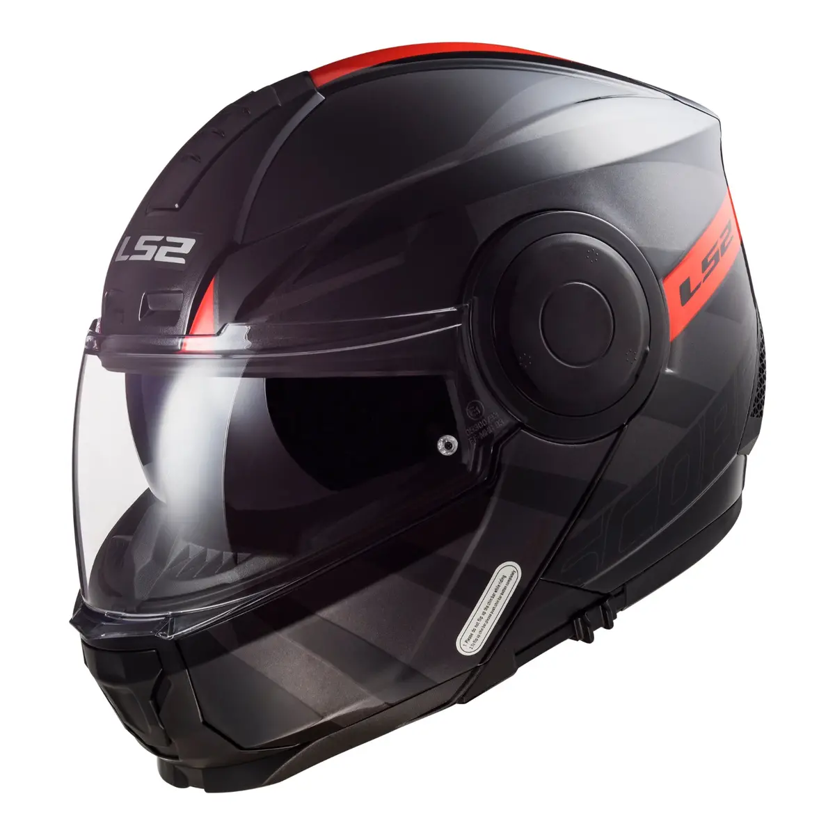 Ls2 Ff902 Scope Hamr Helmet - Black / Titanium / Red 1