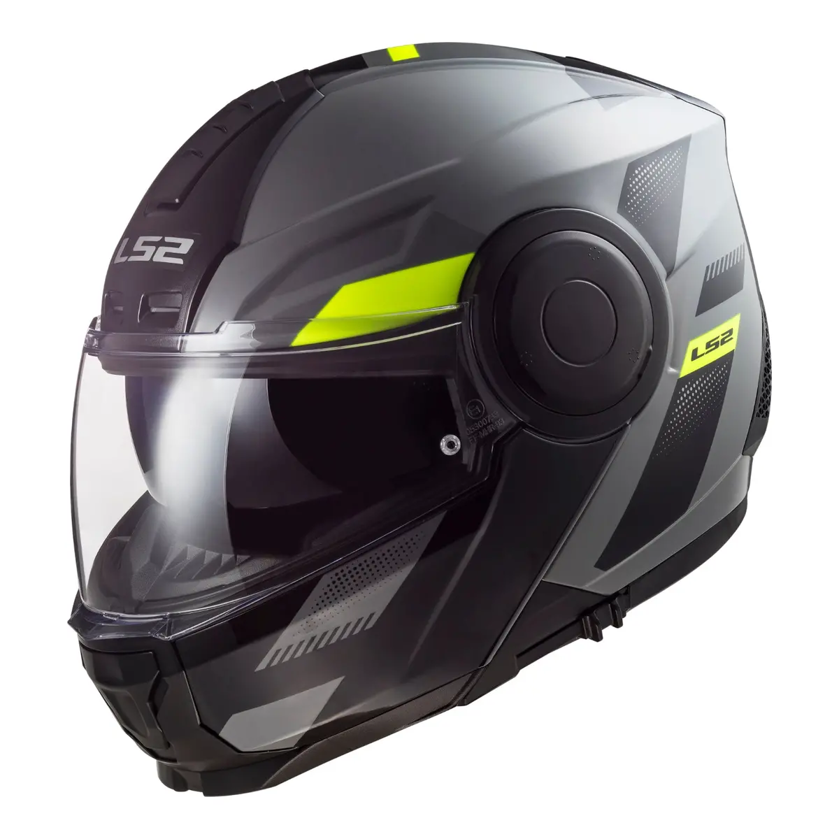 Ls2 Ff902 Scope Max Helmet - Nardo Grey / Hi-Vis Yellow / Black 1