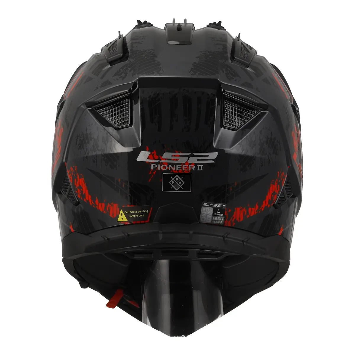 Ls2 Mx702 Pioneer Ii Crazy - Black / Grey / Red 06 4