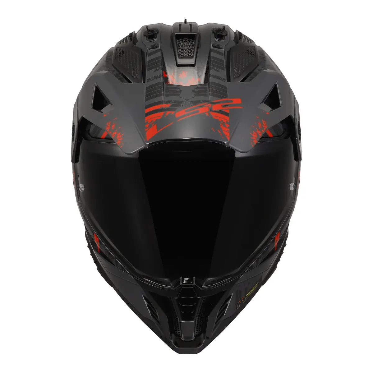 Ls2 Mx702 Pioneer Ii Crazy - Black / Grey / Red 06 5