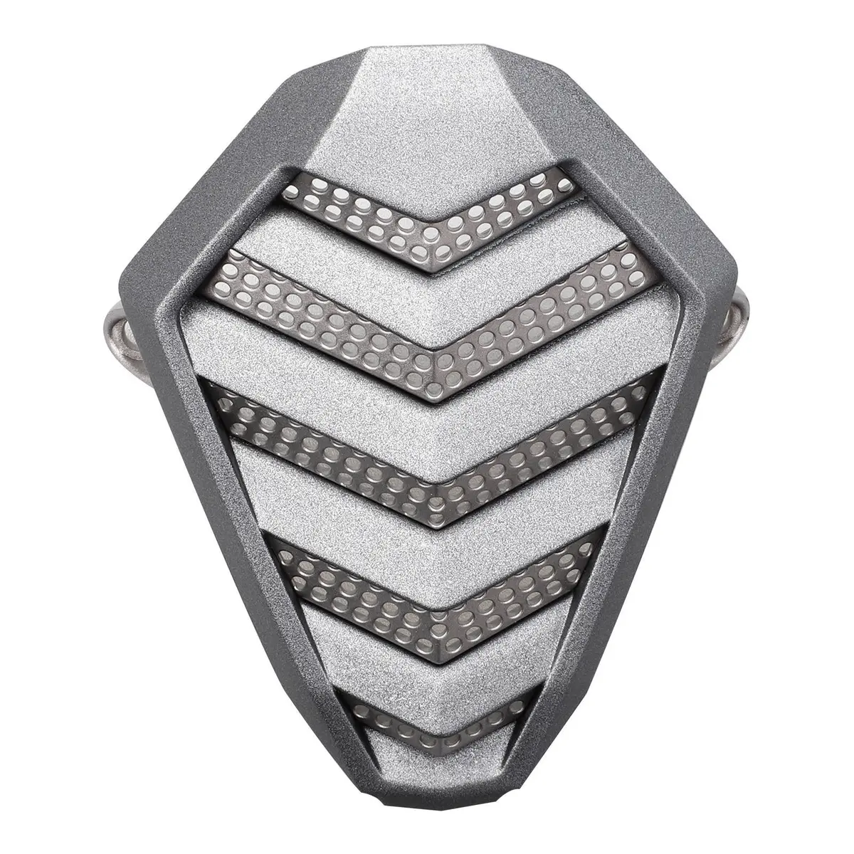 Ls2 Mx437 Fast Evo Air Vent Chin - Matte Titanium 1
