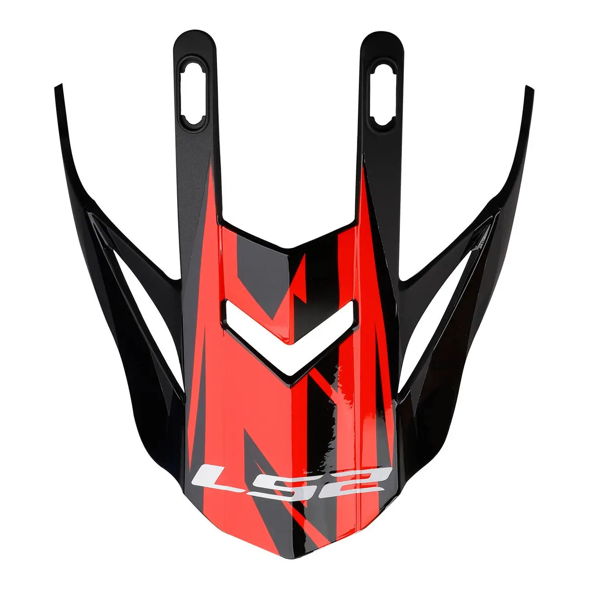 Ls2 Mx437 Fast Evo Peak Roar - Black / Red 1