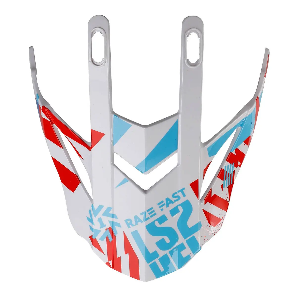 Ls2 Mx437 Fast Evo Peak - Funky Red / White 1