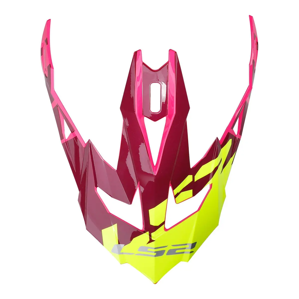 Ls2 Mx470 Subverter Peak - Troop Pink / Hi-Vis Yellow 1