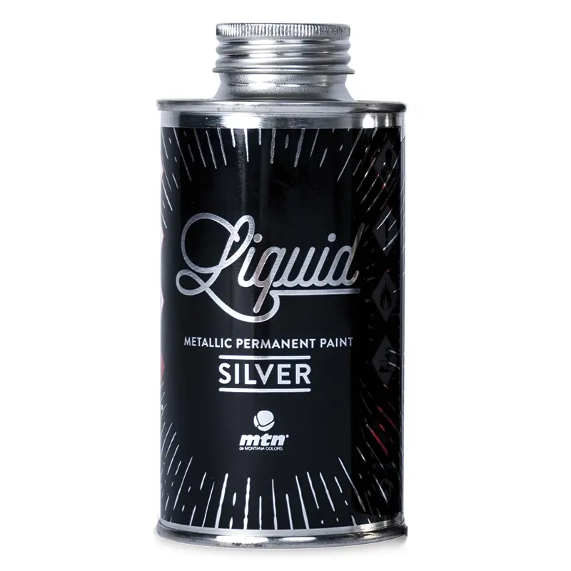 Mtn Liquid 200Ml - Silver Metallic Paint 1