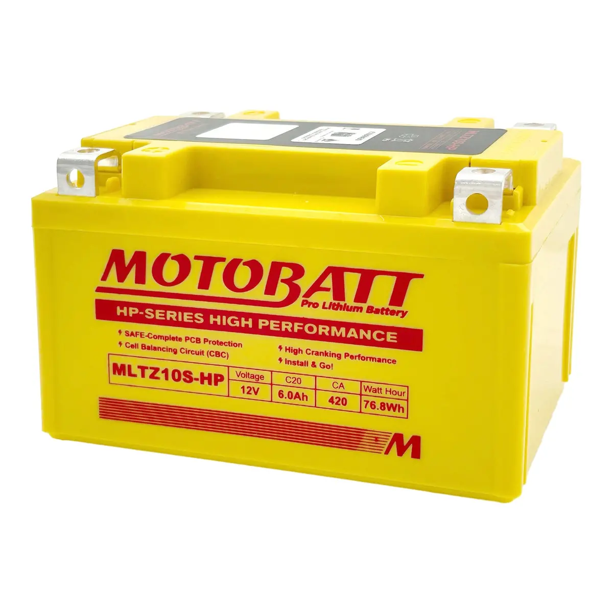 Motobatt Pro Lithium Battery Mltz10s-Hp *8 1