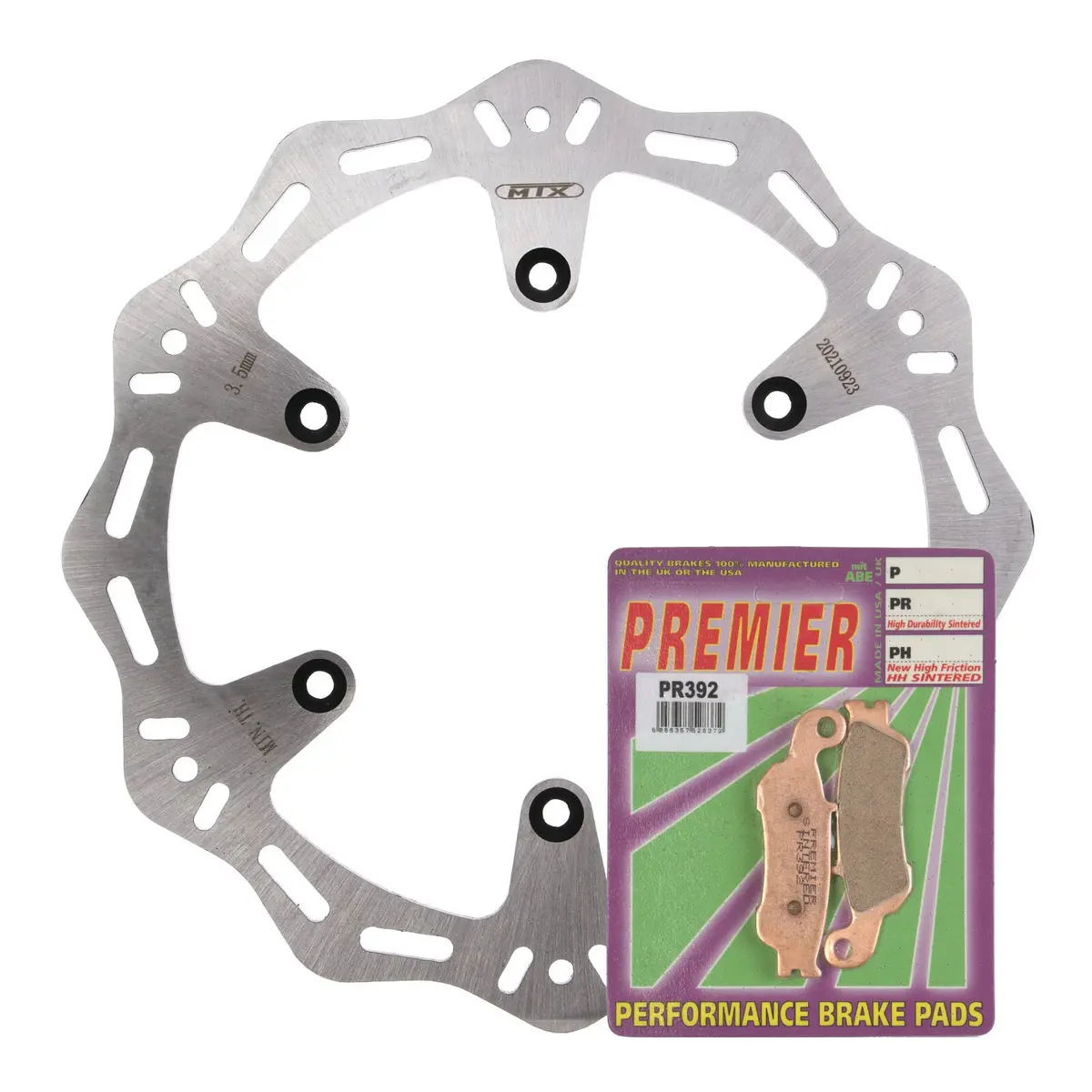 Mtx Hornet Disk & Premier Pad Front Kit - Yamaha 1