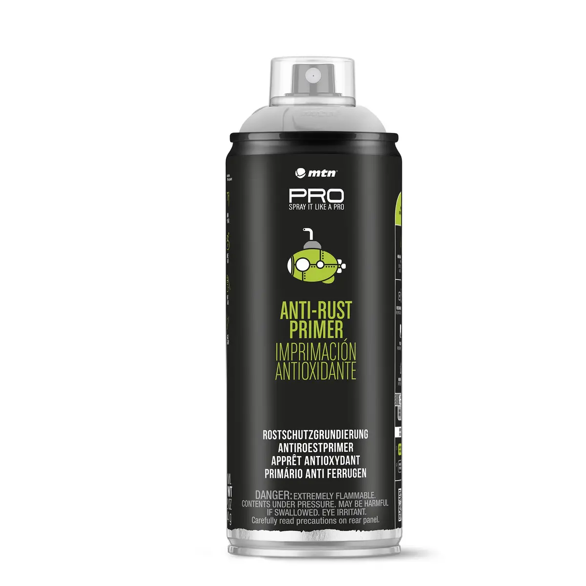 Mtn Pro Spray Paint - Anti Rust Primer 400Ml - Grey 1