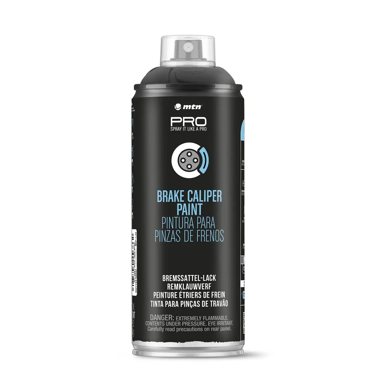 Mtn Pro Spray Paint - Brake Caliper Paint 400Ml - Black Gloss 1