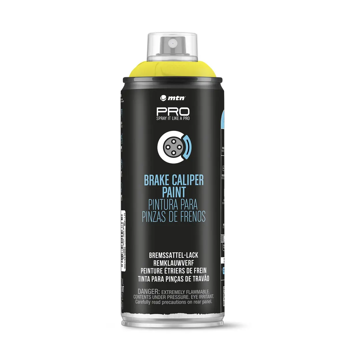 Mtn Pro Spray Paint - Brake Caliper Paint 400Ml - Yellow 1