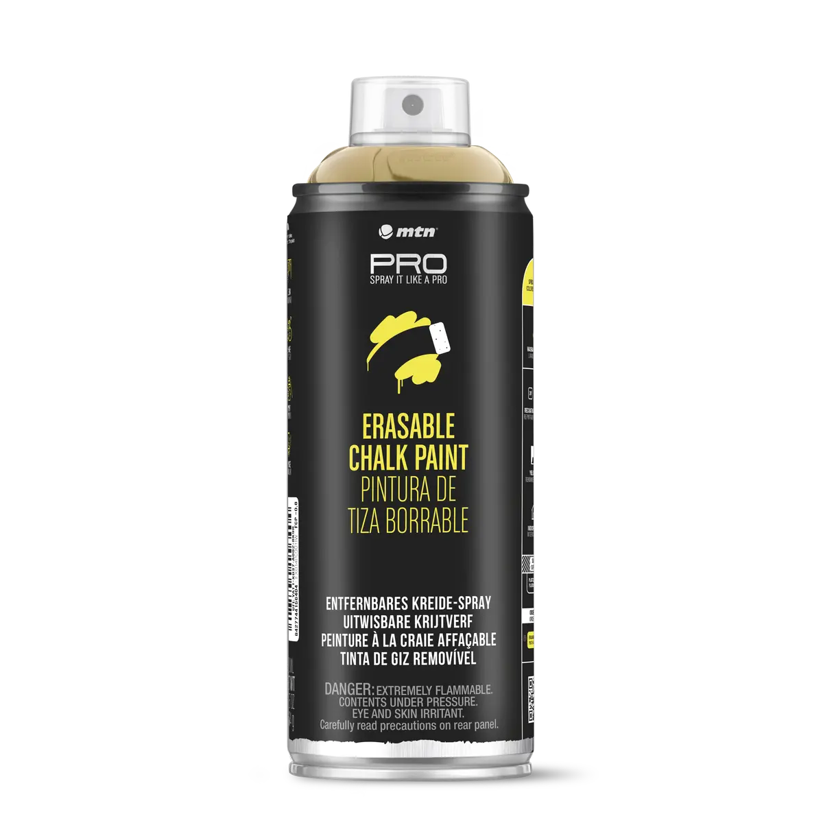 Mtn Pro Spray Paint - Erasable Chalk 400Ml - Gold 1