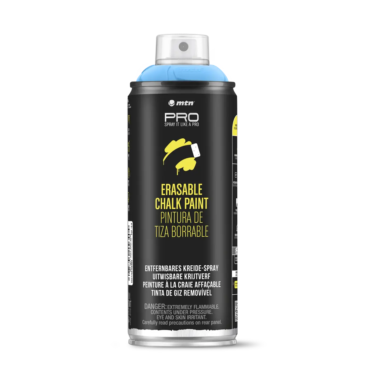 Mtn Pro Spray Paint - Erasable Chalk 400Ml - Electric Blue 1