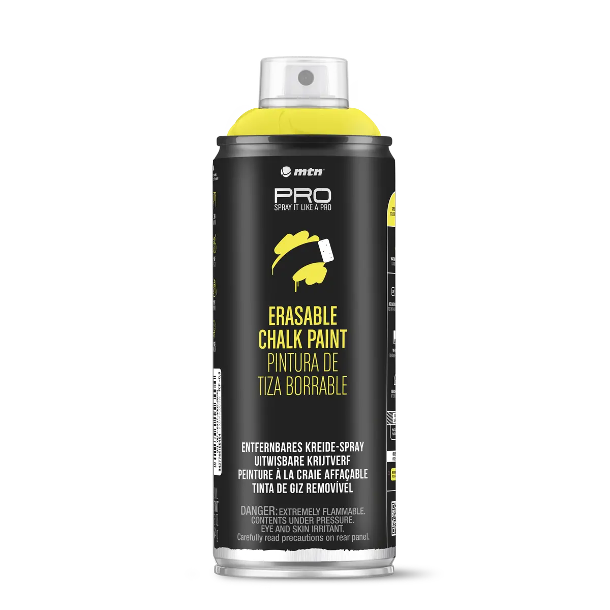 Mtn Pro Spray Paint - Erasable Chalk 400Ml - Light Yellow 1