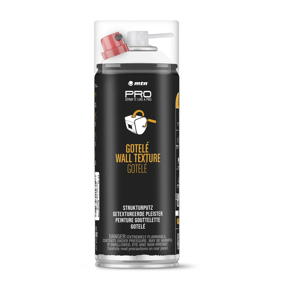 Mtn Pro Spray Paint - Gotelé Wall Texture 400Ml - White 1