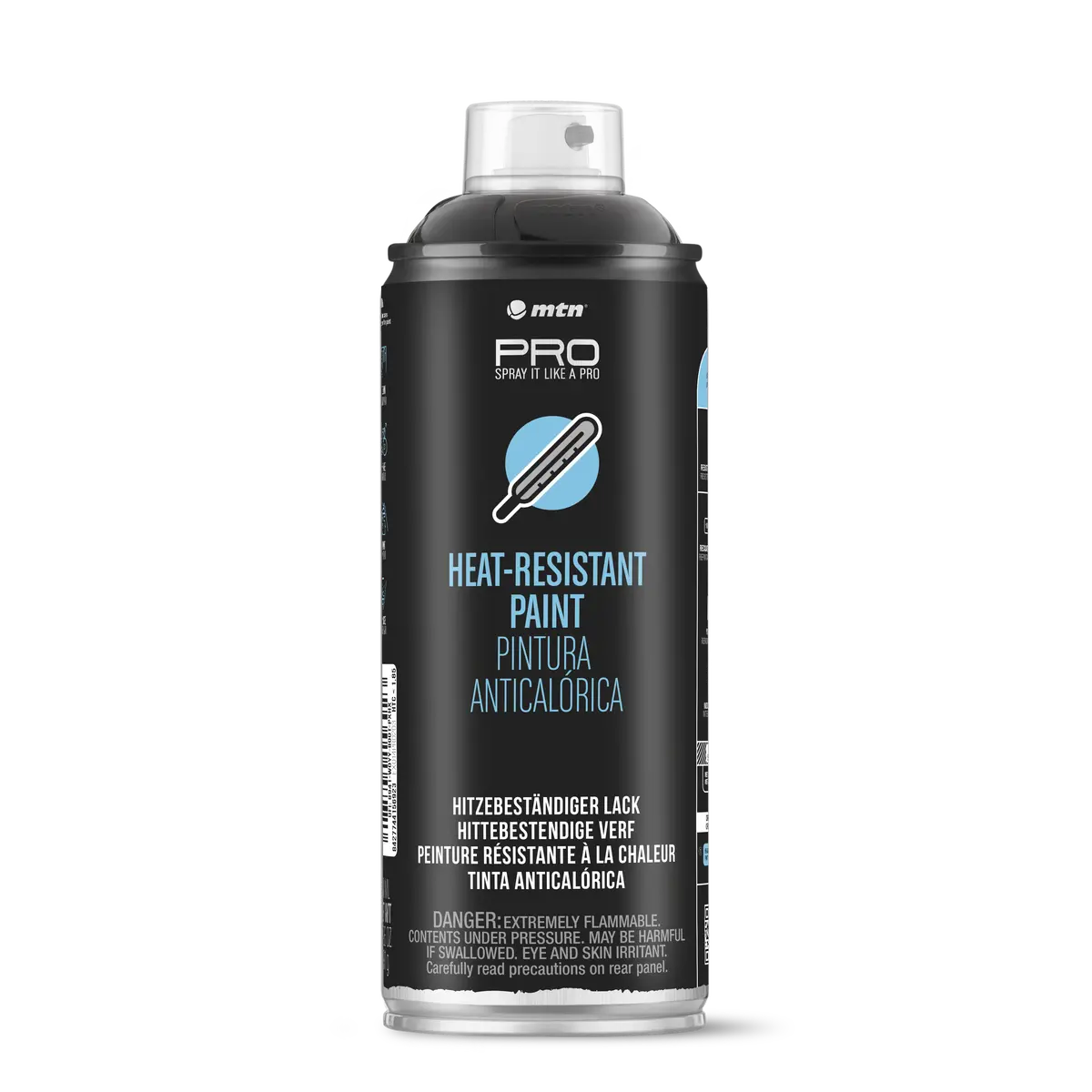 Mtn Pro Spray Paint - Heat Resistant Paint 400Ml - Black 1