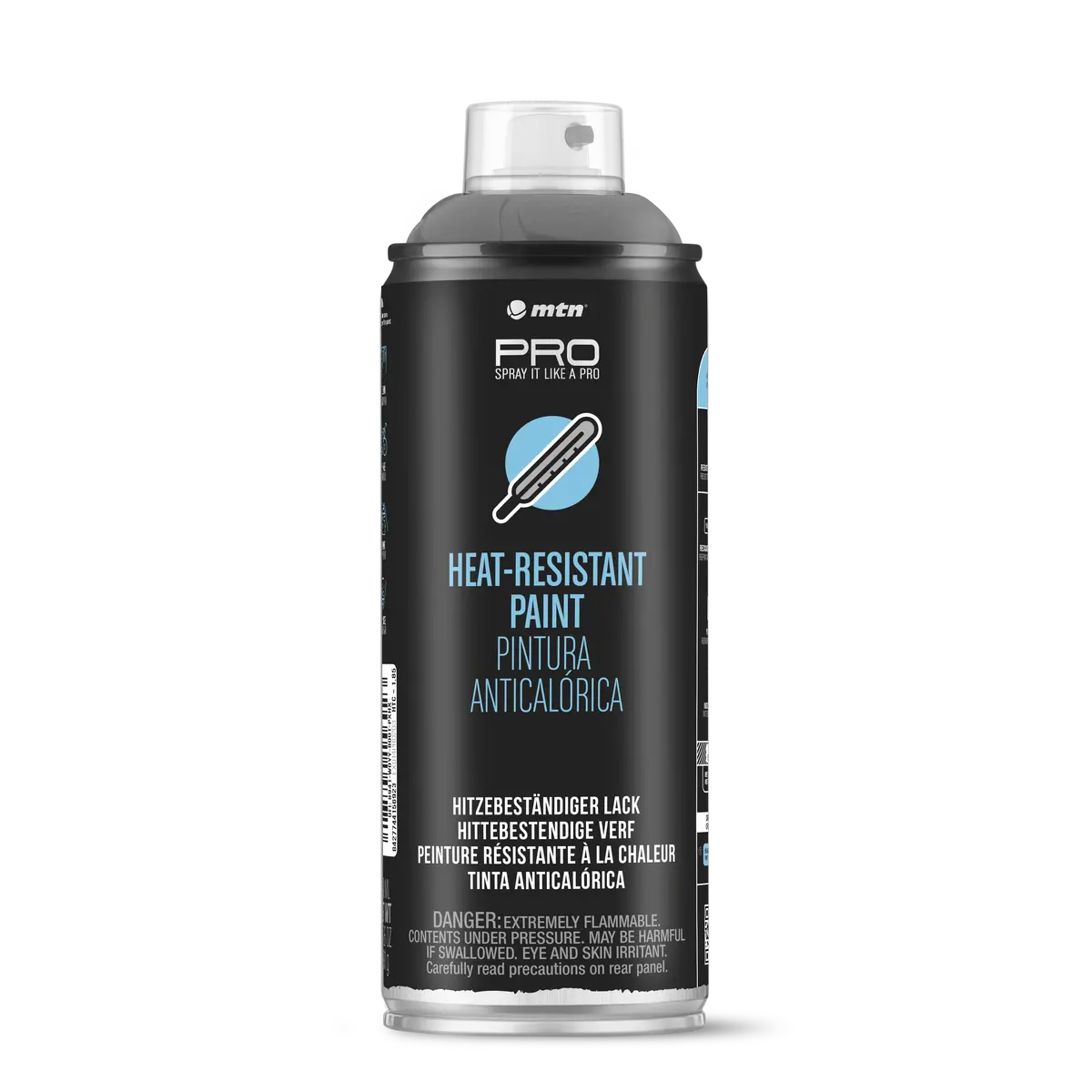 Mtn Pro Spray Paint - Heat Resistant Paint 400Ml - Iron 1