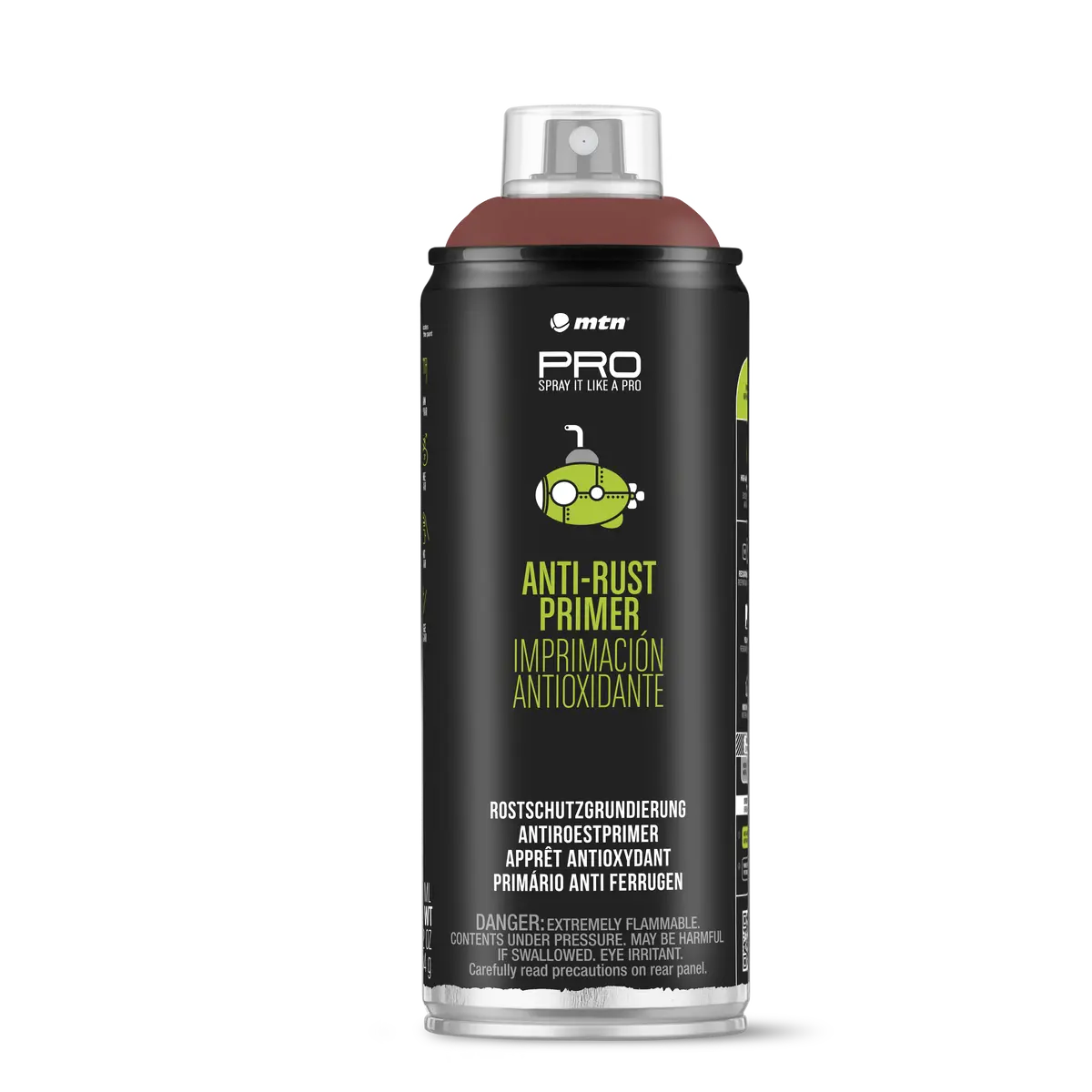 Mtn Pro Spray Paint - Anti Rust Primer 400Ml - Red 1