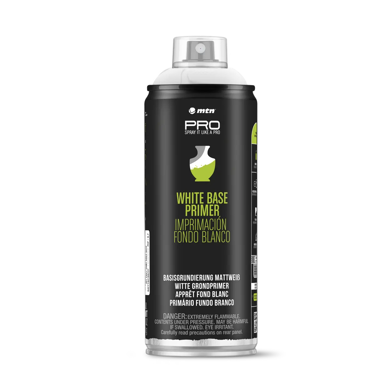 Mtn Pro Spray Paint - Matt White Base Primer 400Ml 1