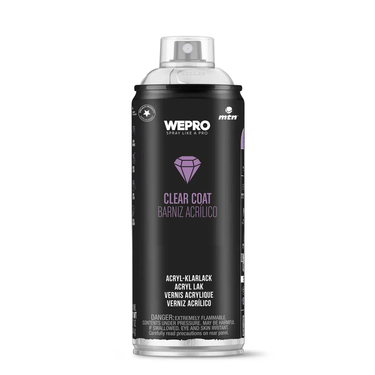 Mtn Wepro Spray Paint - Clear Coat 400Ml 1