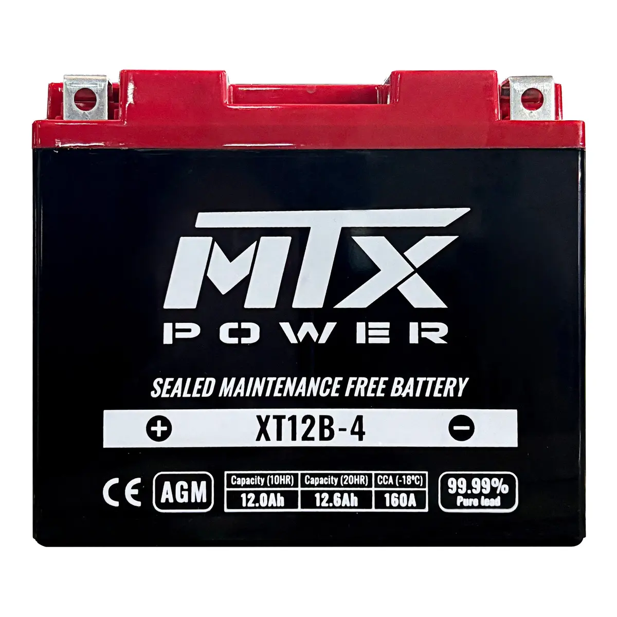 Mtx Power Battery Agm - Xt12b-4 1