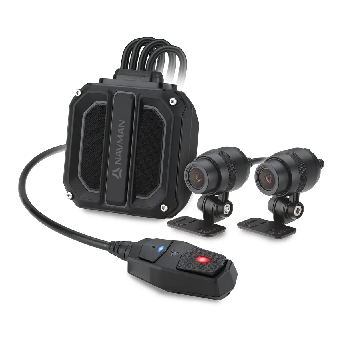 Navman Mivue 820D Motorcycle Dash Cam - Front & Rear Cameras 1